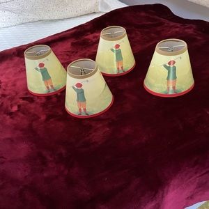 Lamp Shades, Golf Theme, For Sconce or Chandelier